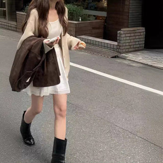 Lace umbrella skirt