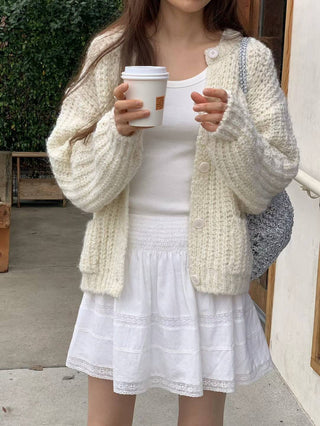 Lace umbrella skirt