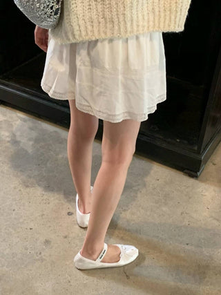 Lace umbrella skirt