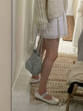 Lace umbrella skirt