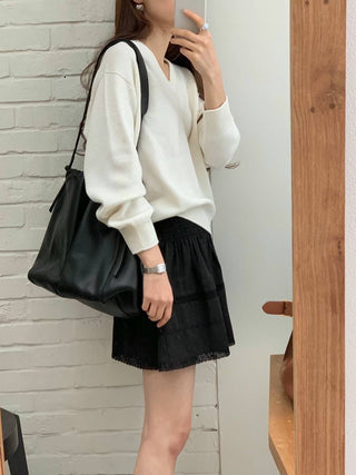 Lace umbrella skirt