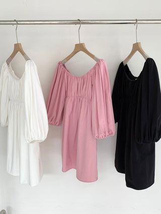 Bubble sleeve dress