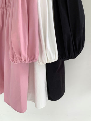 Bubble sleeve dress