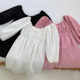 Bubble sleeve dress