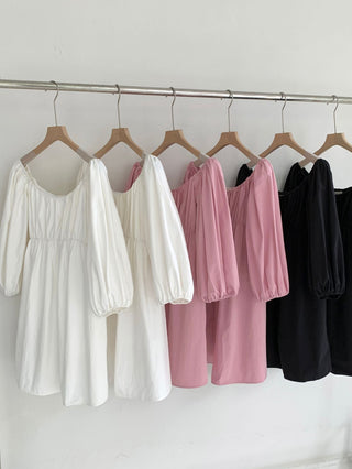Bubble sleeve dress