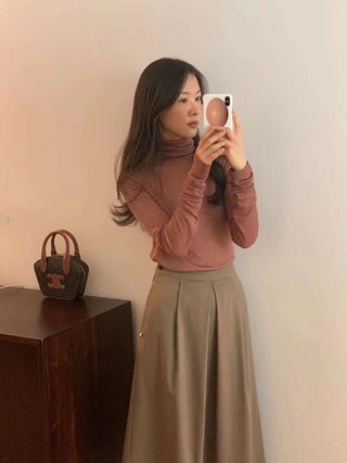 Turtleneck wool Top