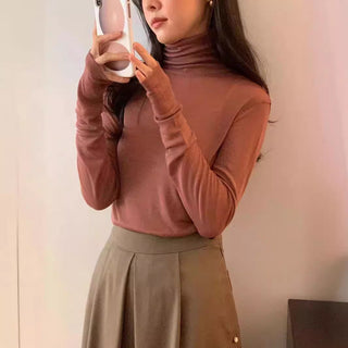 Turtleneck wool Top