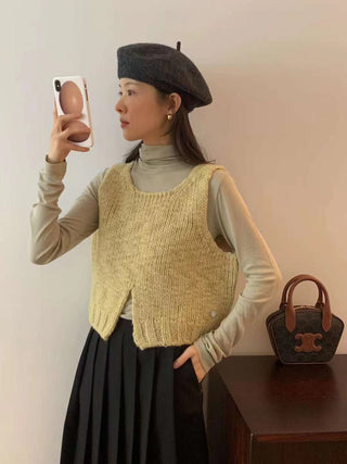 Turtleneck wool Top