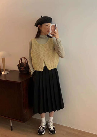 Turtleneck wool Top