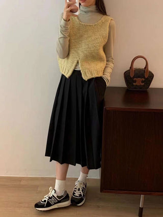Turtleneck wool Top
