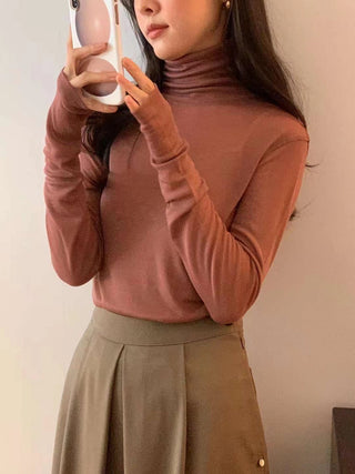 Turtleneck wool Top