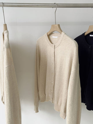 Basic knit cardigan