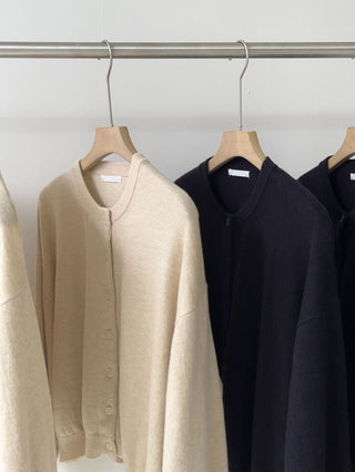 Basic knit cardigan