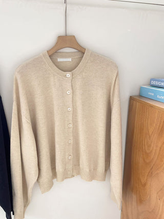 Basic knit cardigan