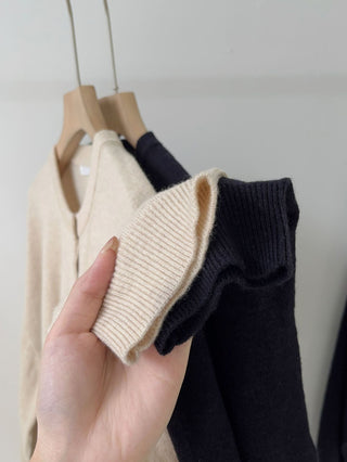Basic knit cardigan