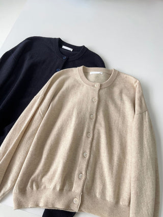 Basic knit cardigan