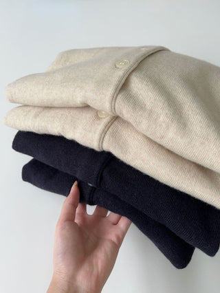 Basic knit cardigan