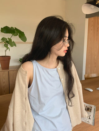 Basic knit cardigan