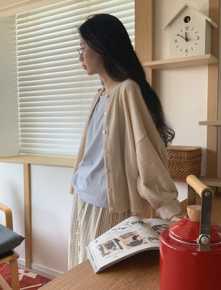 Basic knit cardigan