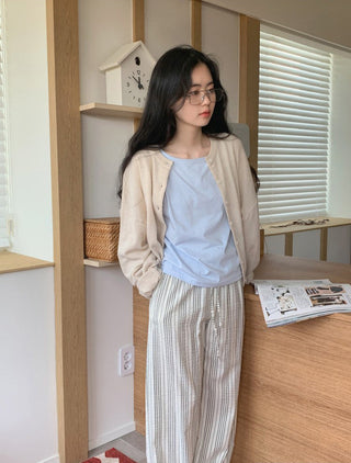 Basic knit cardigan