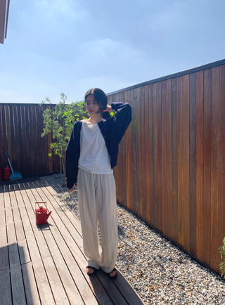 Basic knit cardigan