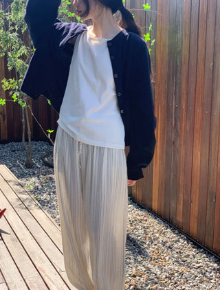 Basic knit cardigan