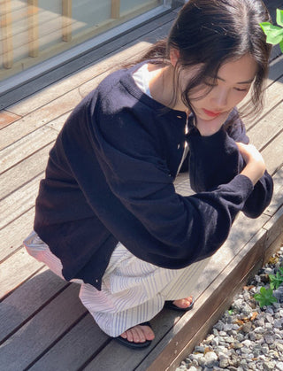Basic knit cardigan