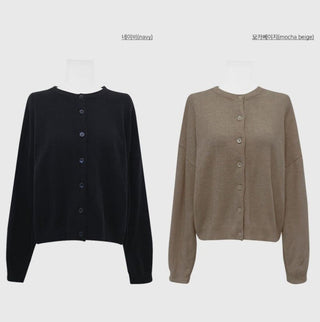 Basic knit cardigan