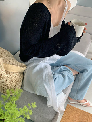 Embroidered suspender skirt