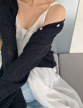 Embroidered suspender skirt