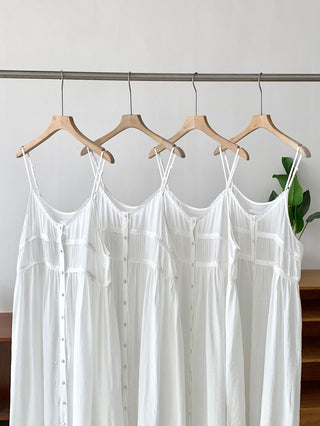 Embroidered suspender skirt