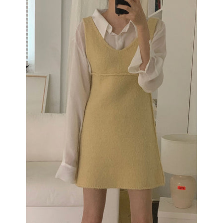 Knitted midi dress