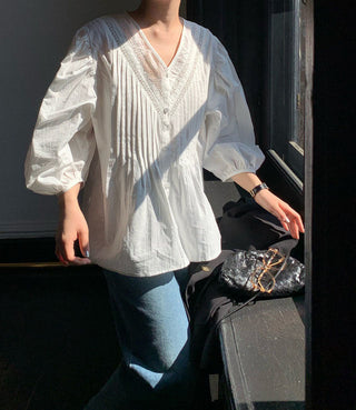 Puff sleeve shirt