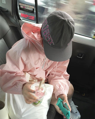 Three-color hooded Jacket
