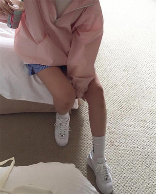 Three-color hooded Jacket