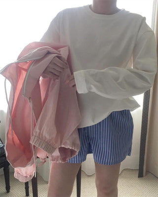 Three-color hooded Jacket