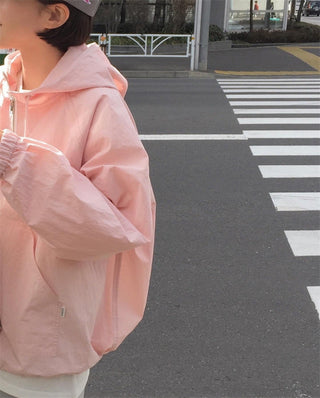 Three-color hooded Jacket