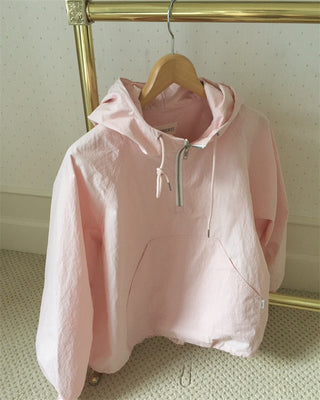 Three-color hooded Jacket