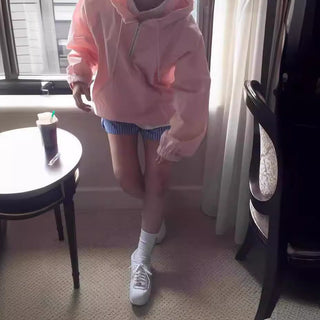 Three-color hooded Jacket