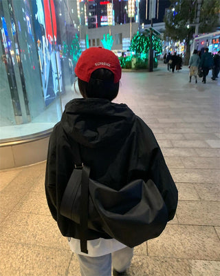 Three-color hooded Jacket