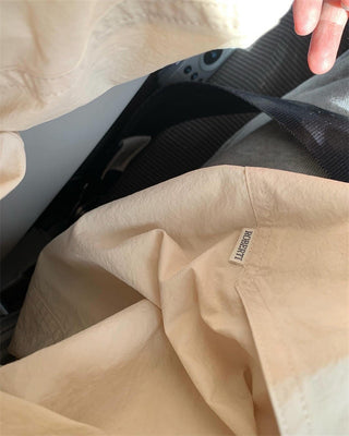 Three-color hooded Jacket