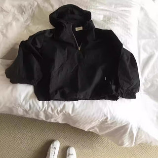 Three-color hooded Jacket