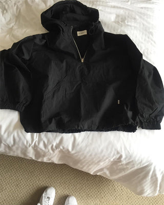 Three-color hooded Jacket