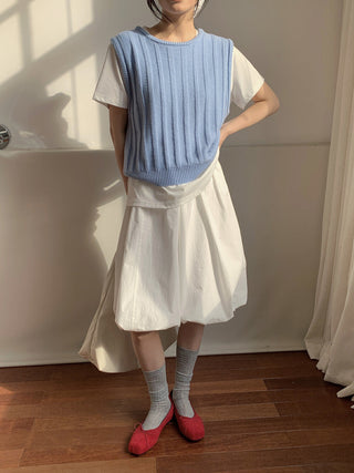 Simple bud skirt