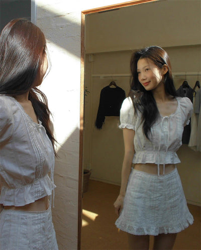 Cotton tied shirt