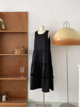 Frill swing dress