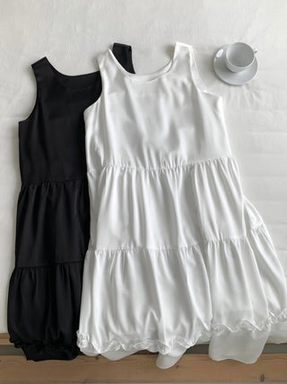Frill swing dress