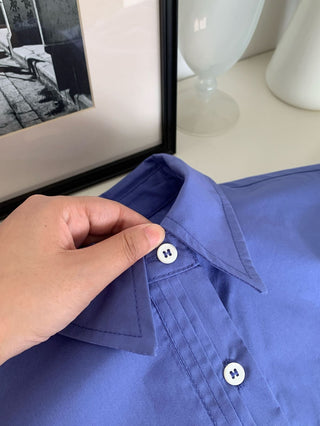 Loose embroidery shirt