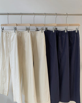 Straight casual pants