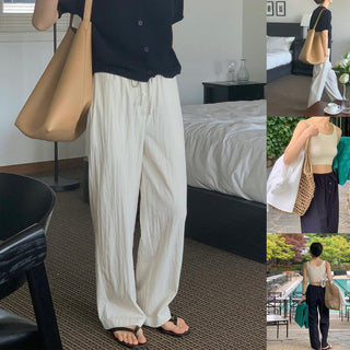 Straight casual pants